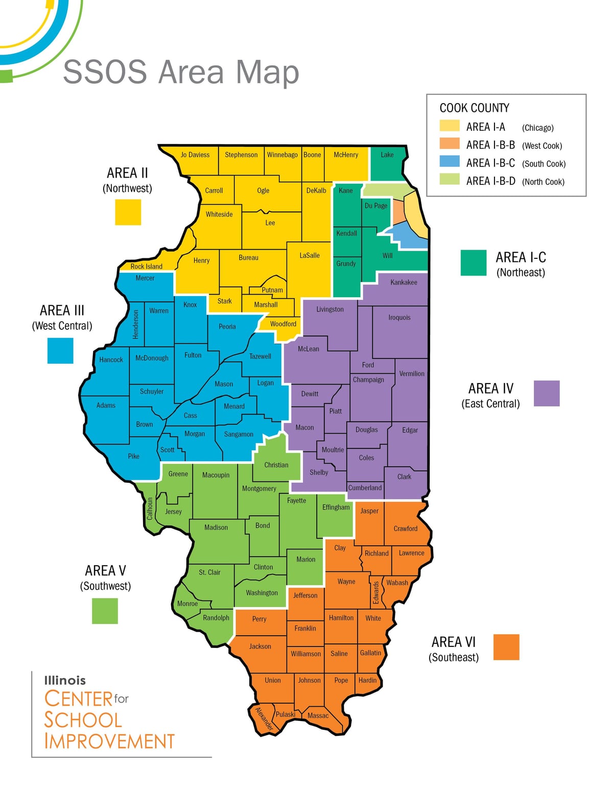 Chicago lekòl piblik kat jeyografik