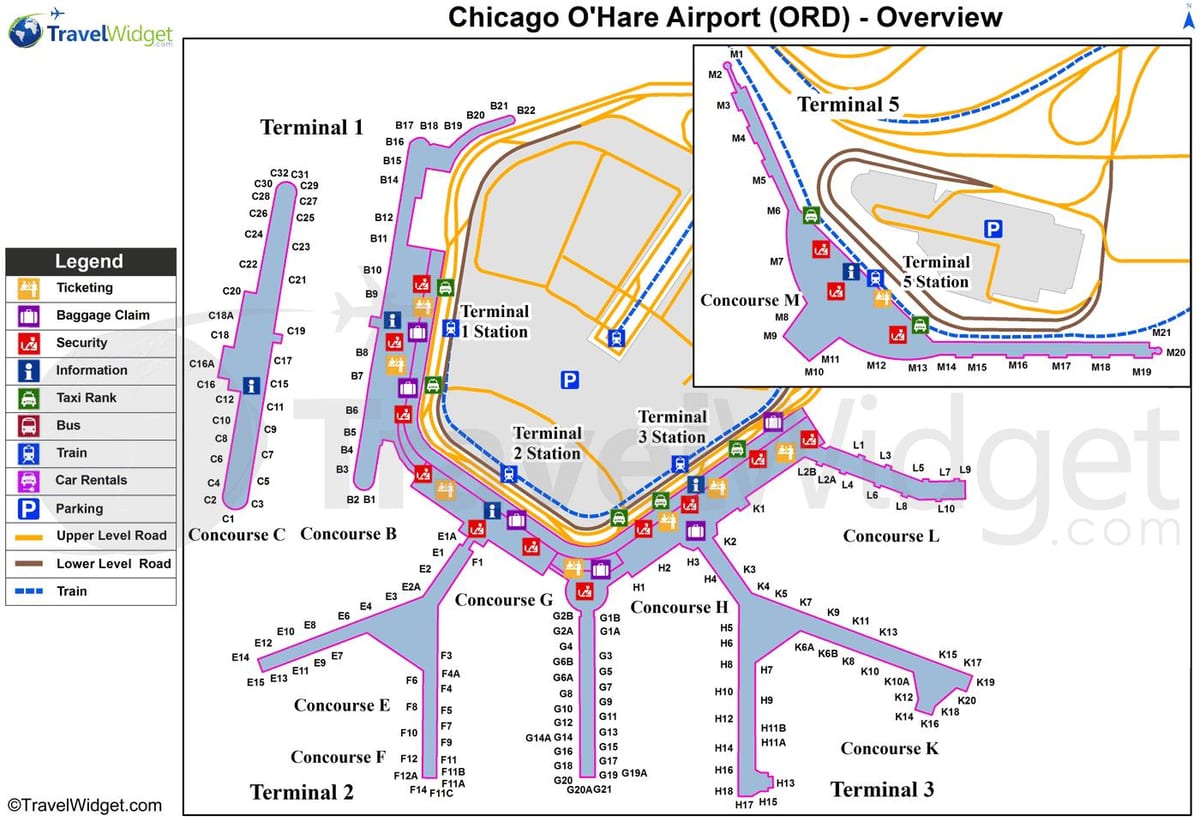kat jeyografik nan Chicago O Lapen