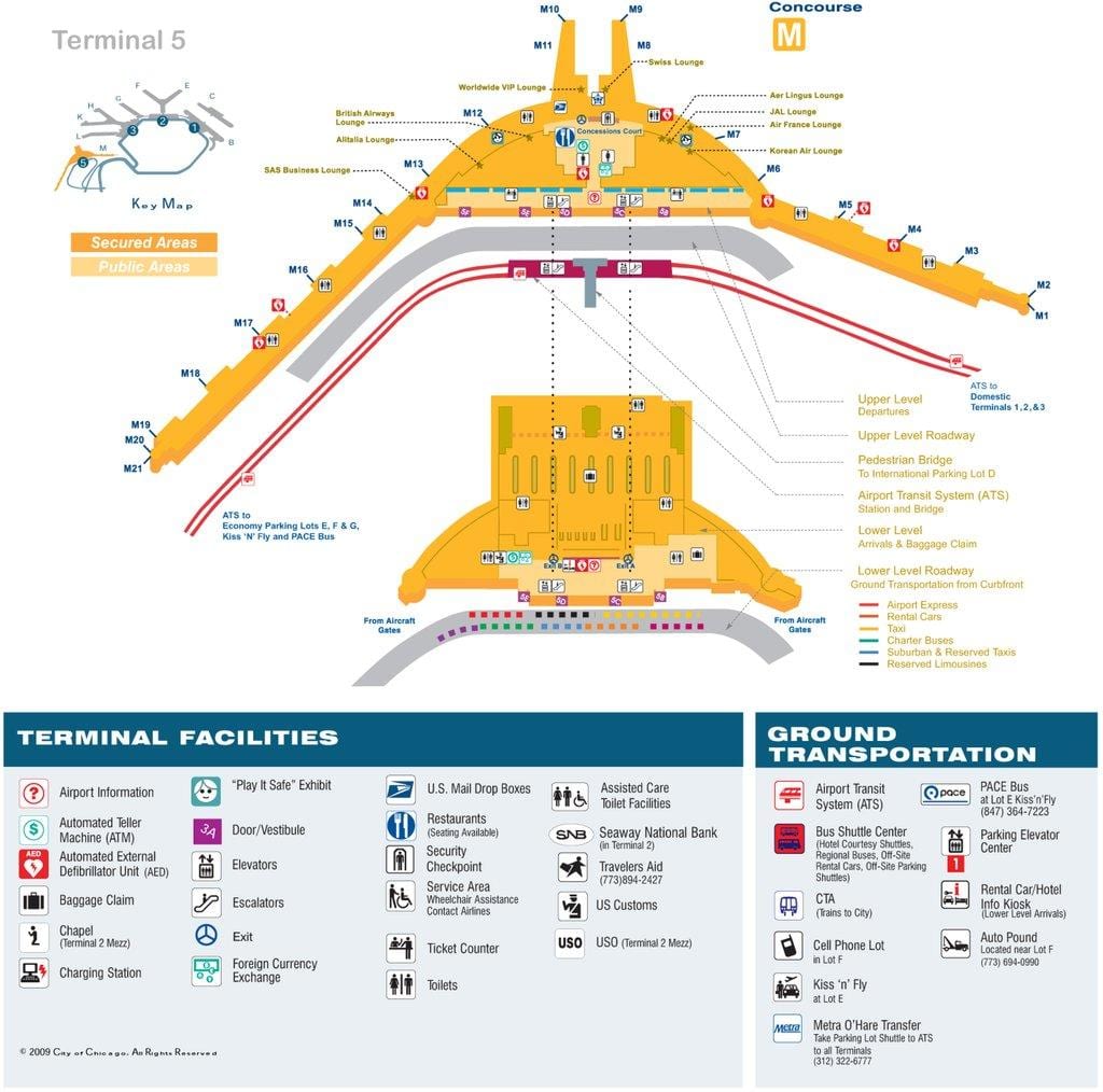 kat jeyografik ki nan ord tèminal 5 kat jeyografik Chicago