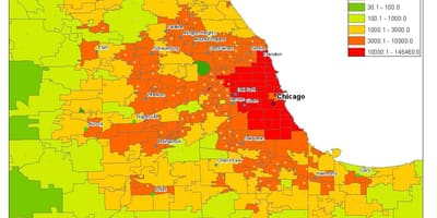 Demografik kat jeyografik nan Chicago