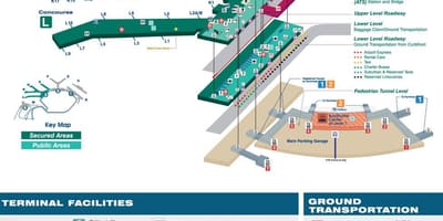 Kat jeyografik ki nan ord tèminal 3 kat jeyografik Chicago
